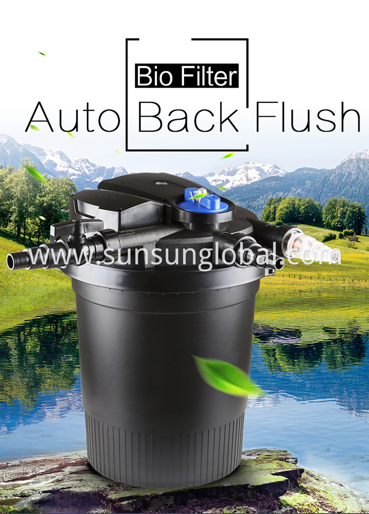 Sunsun Fish Pond Biological Bio Sponge Canister Filter